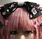 A Japanese woman dressed in lolita fashion 
