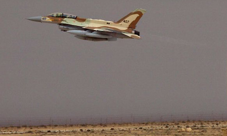 An Israeli Air Force F-16I jet fighter