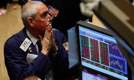 Trader at the New York Stock Exchange
