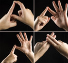 hands signing the word deaf