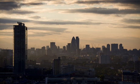 View of the City of London