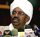 The Sudanese president, Omar al-Bashir