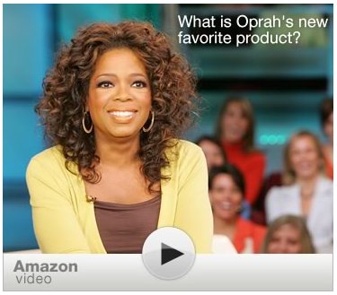 Oprah Winfrey in an Amazon video