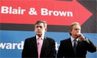 Tony Blair and Gordon Brown on the campaign trail in 2005