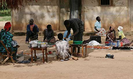 Tirri market in Katine, Uganda
