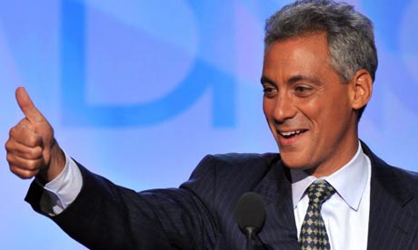 Rahm Emanuel. Photograph: AFP/Getty Images