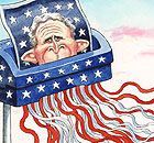 05.11.08: Steve Bell on the fate of George Bush