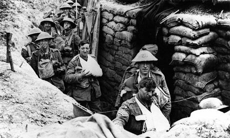 World War 1 Trenches Today. Inside an enemy trench,