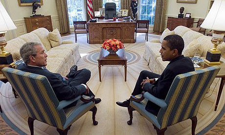 George Bush, Barack Obama