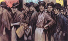 The Food Queue: CRW Nevinson, 1918