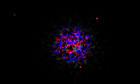 Keck telescope pictures of three planets around HR 8799