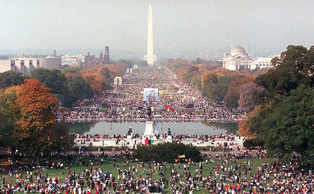washington, dc, national mall, Million Family March