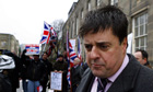 BNP leader Nick Griffin in Burnley