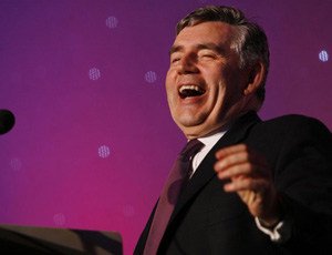 Gordon Brown at the Park Lane Hilton