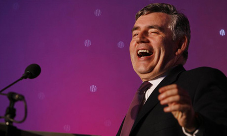 Gordon Brown at the Park Lane Hilton