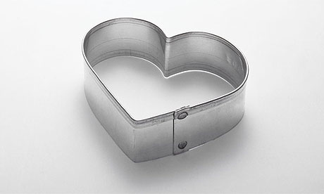 Heart shaped cookie cutter