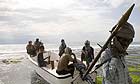 Somali pirate cheif Abdul Hassan and his crew 