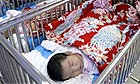 Newborn babies at the central maternity hospital in Hanoi, Vietnam