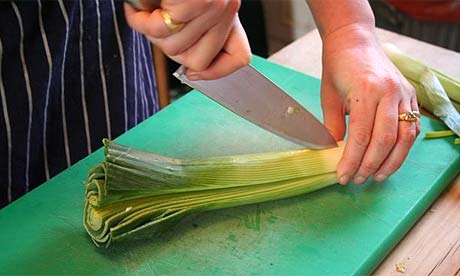 Cut leek