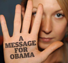 A Message for Obama book jacket