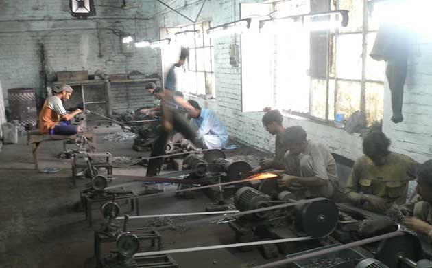 Surgical instruments workshop in Pakistan