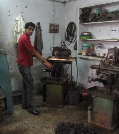 Surgical instruments workshop in Pakistan