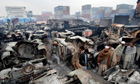 Pakistani truckers stranded by border closure fear militant ...