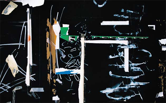 Wrapping paper designed by Dennis Hopper