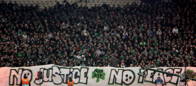 Gallery Greek riots: Panathinaikos fans