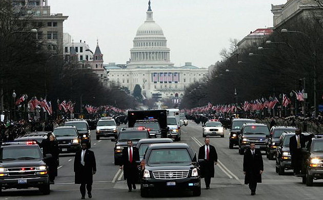 George Bush, inauguration schedule