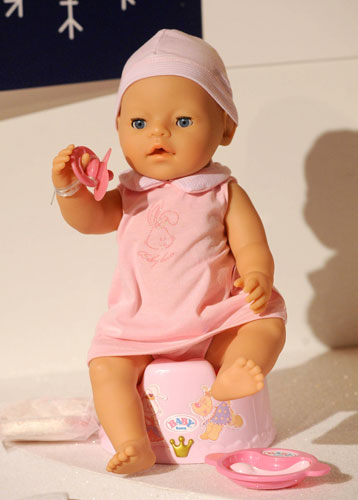 Gallery Children's toys: Baby Born with a Magic Potty