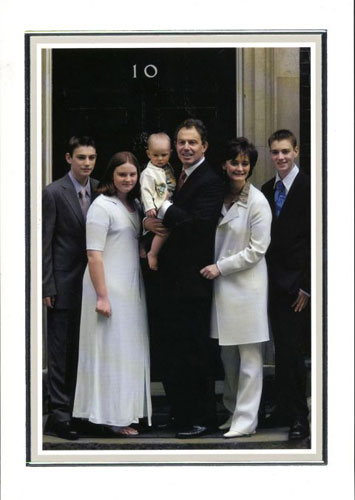 Gallery Christmas cards: Christmas cards: Tony Blair, 2001