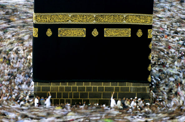 Gallery 24 hours in pictures: Muslim pilgrims move around the Kaaba in Mecca