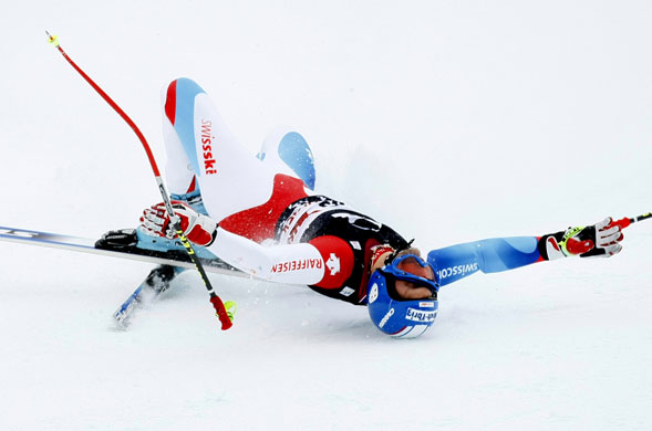 Gallery Sport pics of week: Cornel Zueger of Switzerland crashes 