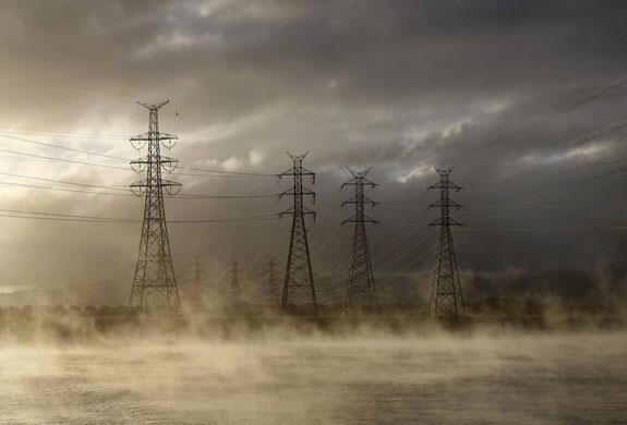 Gallery 24 hours in pictures : Mist is seen at a coal powered power Station in near Melbourne