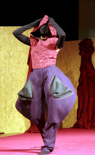 Gallery Fashion round up: Model at the Provocations 2008 show in Poland