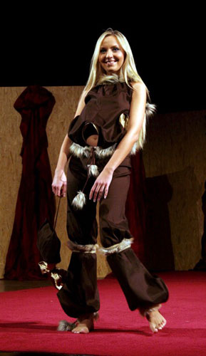 Gallery Fashion round up: Model at the Provocations 2008 fashion show in Poland