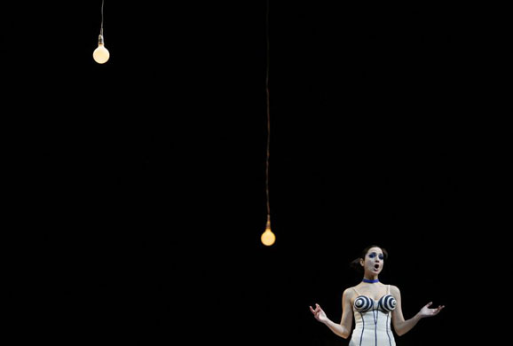 Gallery 16 December 2008: Seville, Spain: Soprano Sandra Pastrana during a rehearsal of 'Lo Speziale'