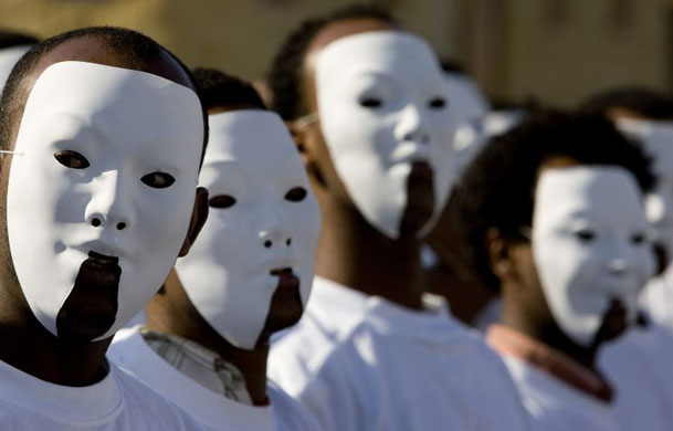 Gallery 16 December 2008: Tel Aviv, Israel: Eritrean Refugees participate in a protest