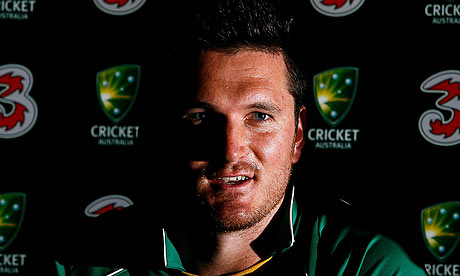 South African captain Graeme Smith speaks to the media ahead of his team's Tests against Australia