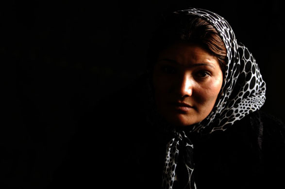 Gallery 17 December 1008: Kabul, Afghanistan: A woman poses for a portrait at her mother's house
