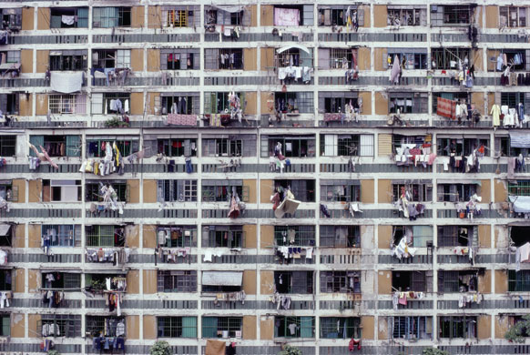 Apartment block in Hong Kong.