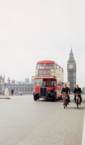 Gallery Routemaster: 1968: An early prototype of the red routemaster bus