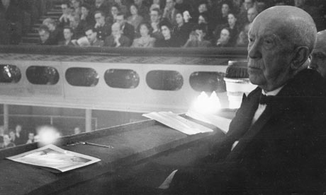 Richard Strauss at the Theatre Royal Drury Lane, London in 1947