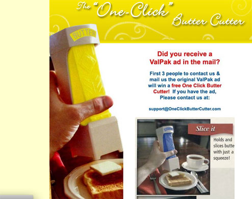 Gallery christmas presents: The One-click Butter Cutter