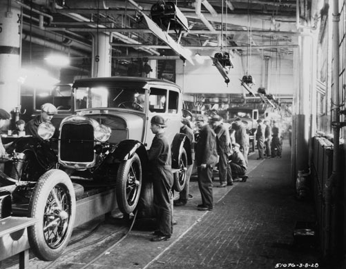 Gallery Michigan auto industry: Ford Factory in 1928 