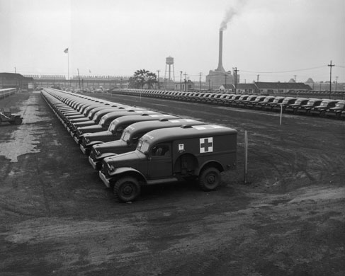 Gallery Michigan auto industry: Ambulances produced during world war two at the dodge factory in detroit 