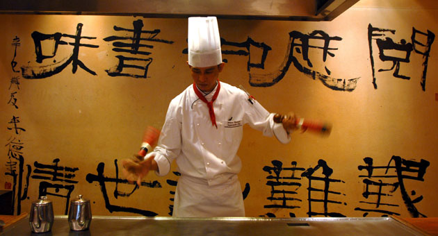 Gallery Mumbai hotels reopen: A cook works at the restaurant in the Oberoi Trident hotel 