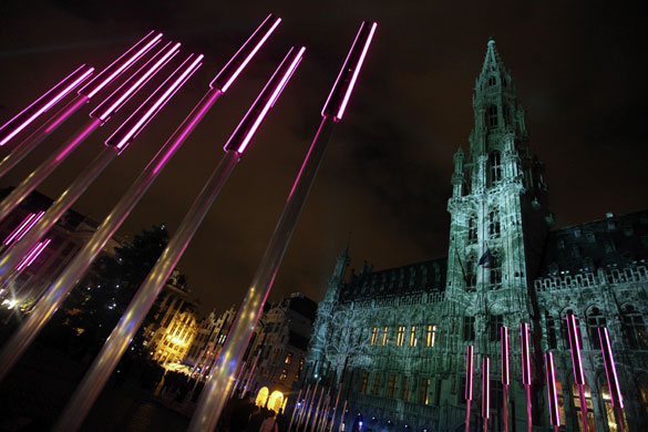 Gallery Light installations: Christmas lights in Brussels