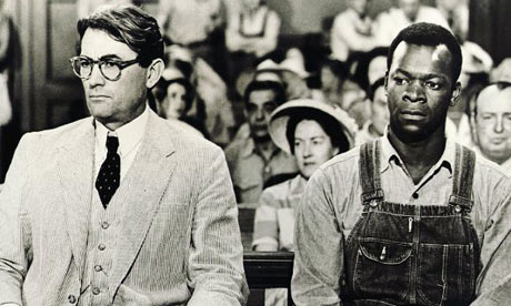 Gregory Peck & Brock Peters in To Kill a Mockingbird